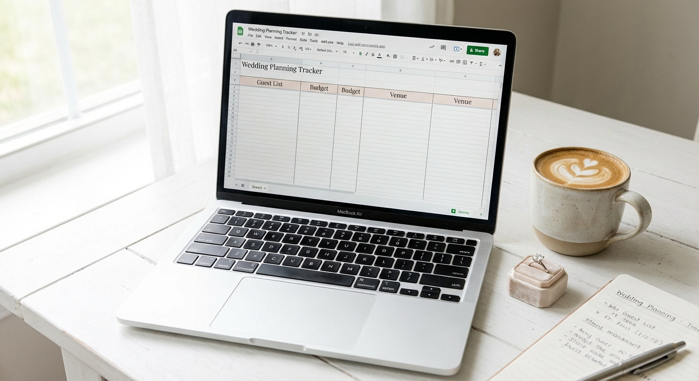 Wedding planning spreadsheets trackers and Notion templates 2026